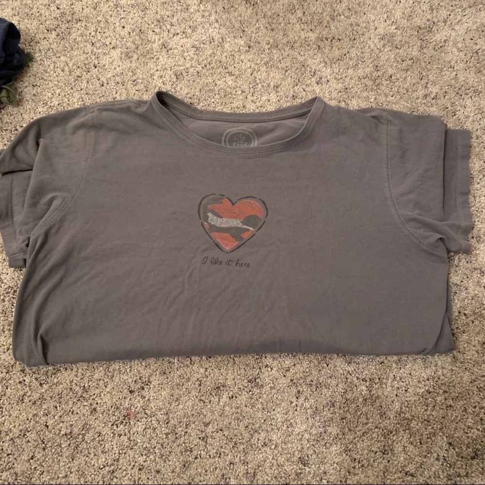 Life is Good Fitted  T-shirt